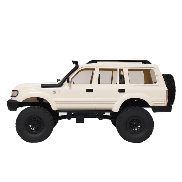 Children Full Scale Four-wheel Drive Classic Land Cruiser RC Crawler Car Model Toy DIY Assembly Parts 4WD Remote Control Truck 3
