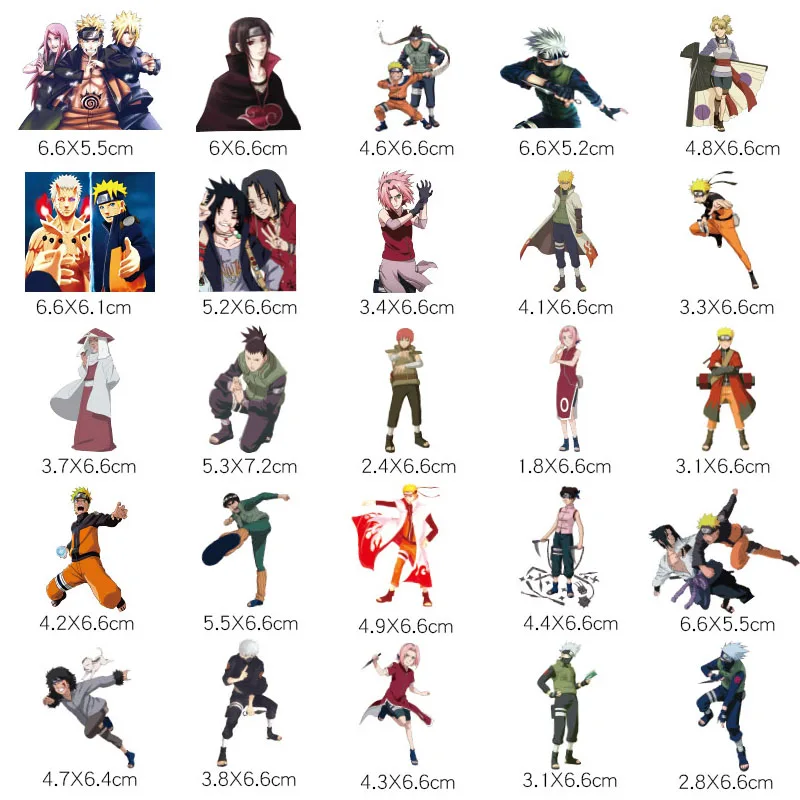 100 шт./лот Японские Аниме Наруто наклейки Sasuke мультфильм для сноуборда ноутбука