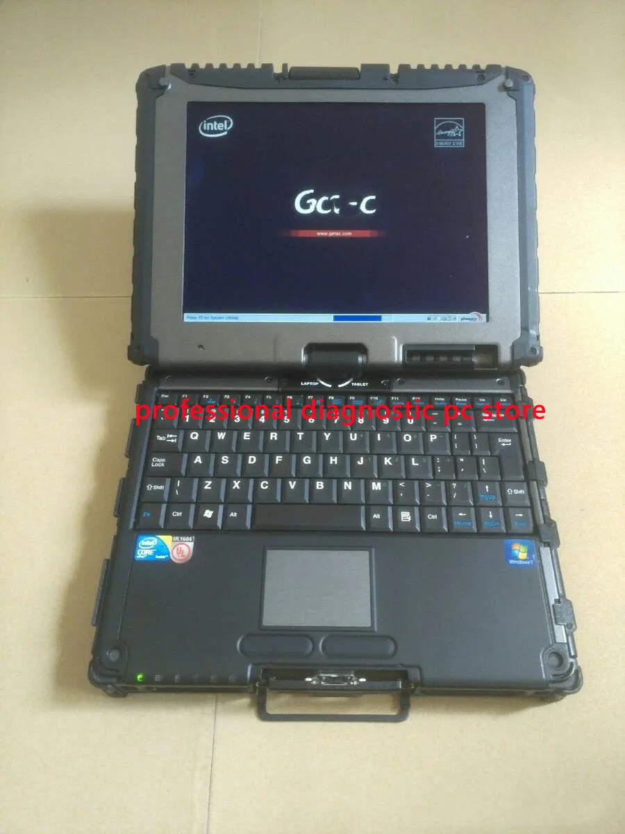 Бывший в употреблении ноутбук компьютер для Getac V100 I7 U640 4G с 128G SSD жесткий экран