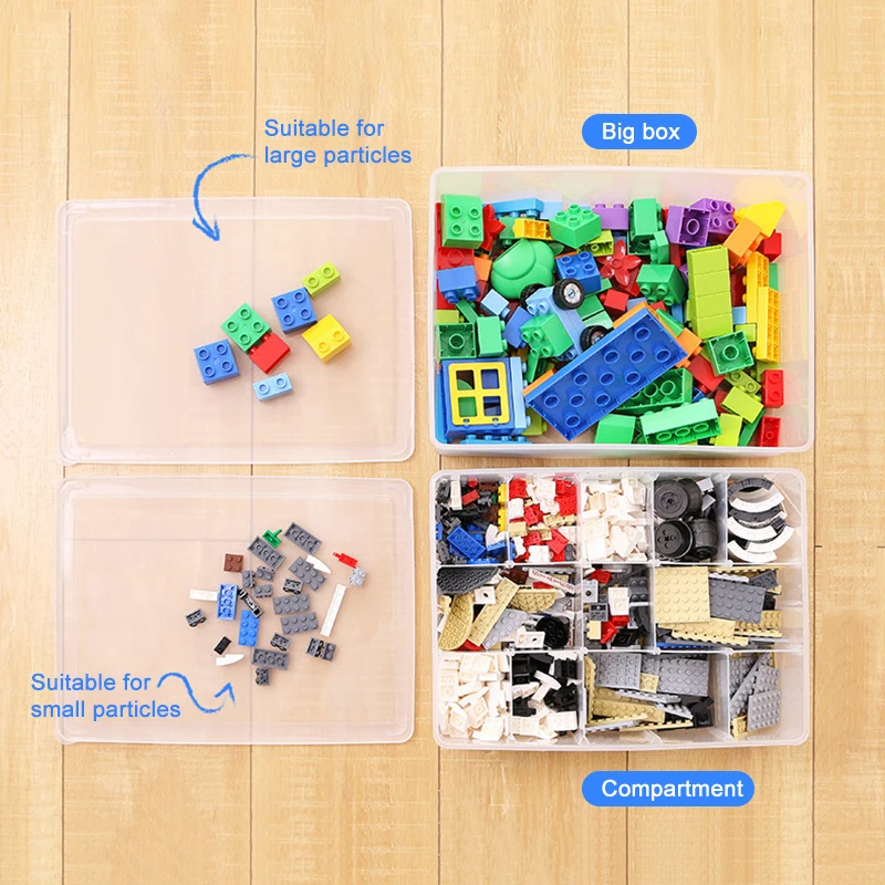 lego compartment storage box