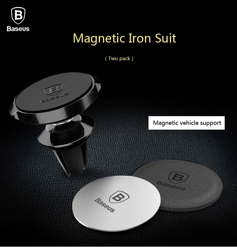 wooden phone holder Baseus Magnetic Disk For Car Phone Holder 2 pieces Metal & Leather Iron Sheets Plate Use  Magnet Mount Mobile Phone Holder Stand cell phone holder for desk