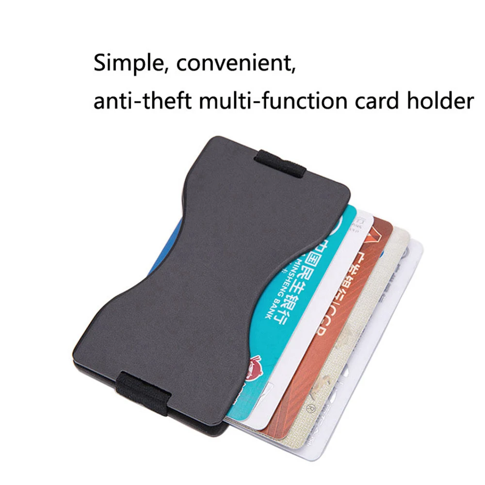 1 шт. алюминиевый Анти Rfid кредитный держатель для карт Блокировка считыватель