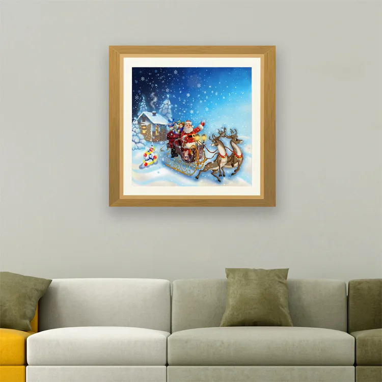 

Santa Claus Diamond Painting DIY Resin Square Crystal Manufacturers Direct Selling Recruitment Agent Support on Behalf