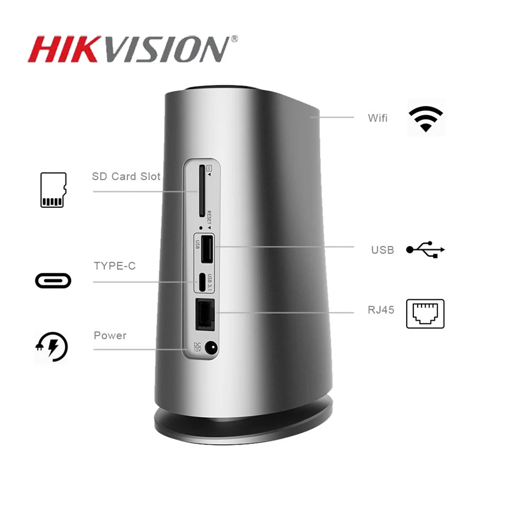 HIKVISION H100 внешний корпус для жесткого диска NAS Wi-Fi сеть, закрытое облако, предназначенное для дома/малого и среднего бизнеса, поддерживает высокую емкость до 8 ТБ