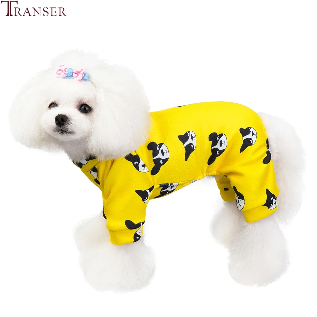 

Transer Cartoon Print Casual Dog Clothes Dogs Pets Clothing Dog Jumpsuit Winter Warm Roupa De Cachorro 9822 20% off
