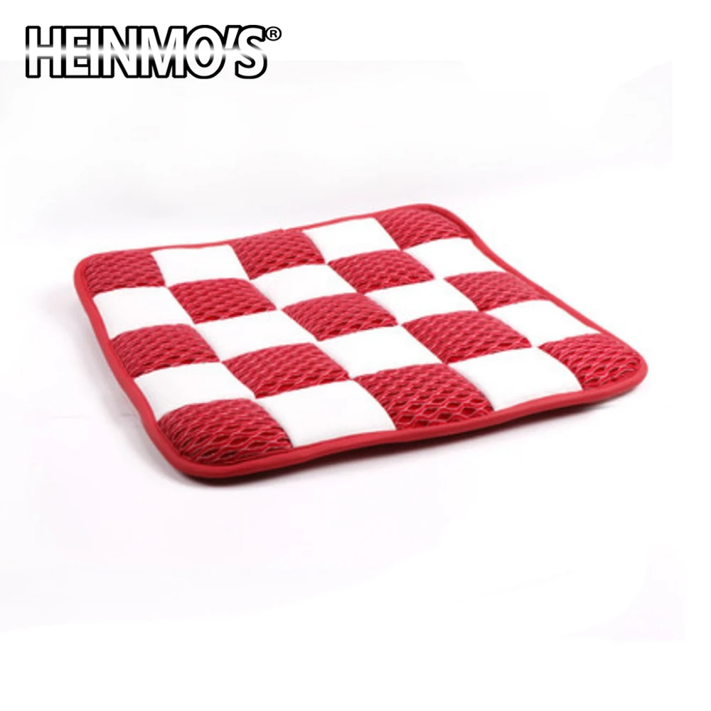 Ice Silk Car Seat Cushion Mat For Mini Cooper Decoration Cover Universal For Mini Cooper Clubman Countryman Inner Accessories - Название цвета: Red Jack