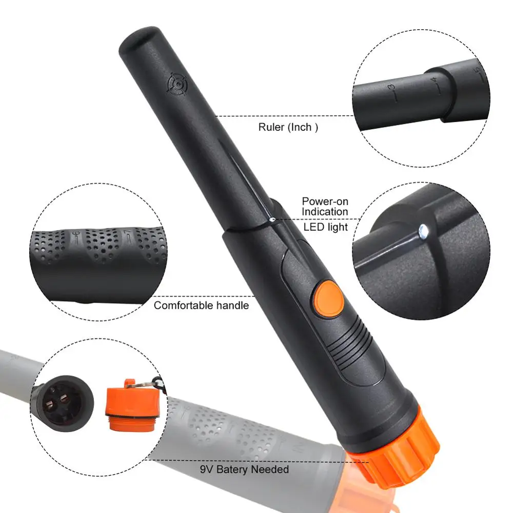TX-850+ ручной Pinpointer металлоискатель GP360 Высокая чувствительность De Metaux полностью металлический Золотой искатель водонепроницаемый
