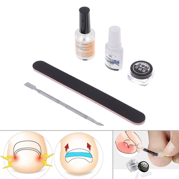 

Nail File Cleaner Patches With Nail Glue Ingrown Toe Nail Fixer Pedicure Toenail Correction Lifter Tool Set Glue Softener
