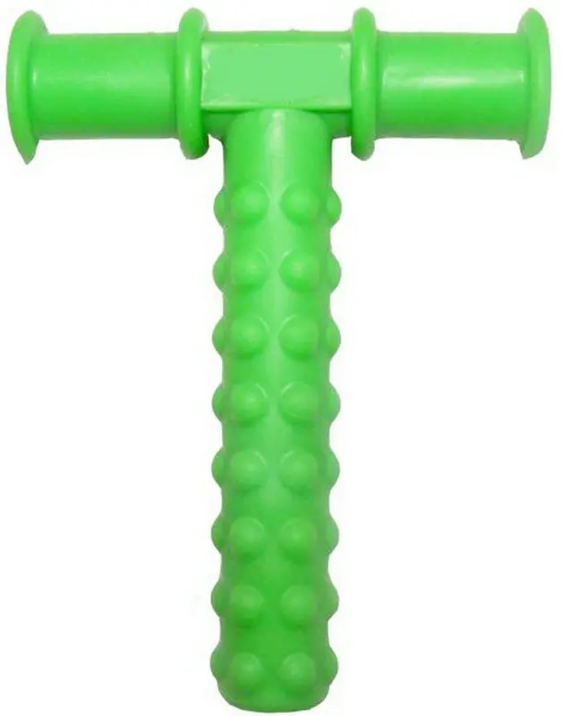Зеленый зубопрорезыватель для жевательной трубки tuxtutured Oral Motor Biting инструменты детский жевательный Прорезыватель аутизм сенсорные терапевтические игрушки Логопедия инструмент