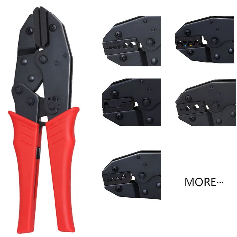

9'' Ratchet hand crimping plier for various of terminals and cable connectors hand crimper hand tools
