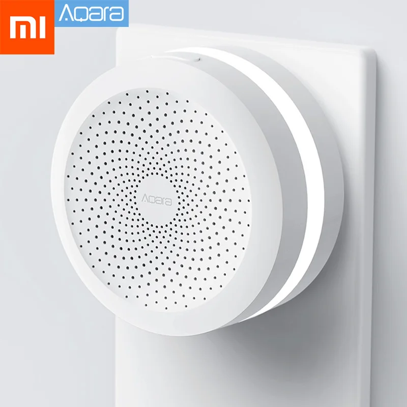 Original Xiaomi Mijia Aqara Hub, Mi Gateway with RGB Led night light Smart work with For Apple Homekit and aqara smart App