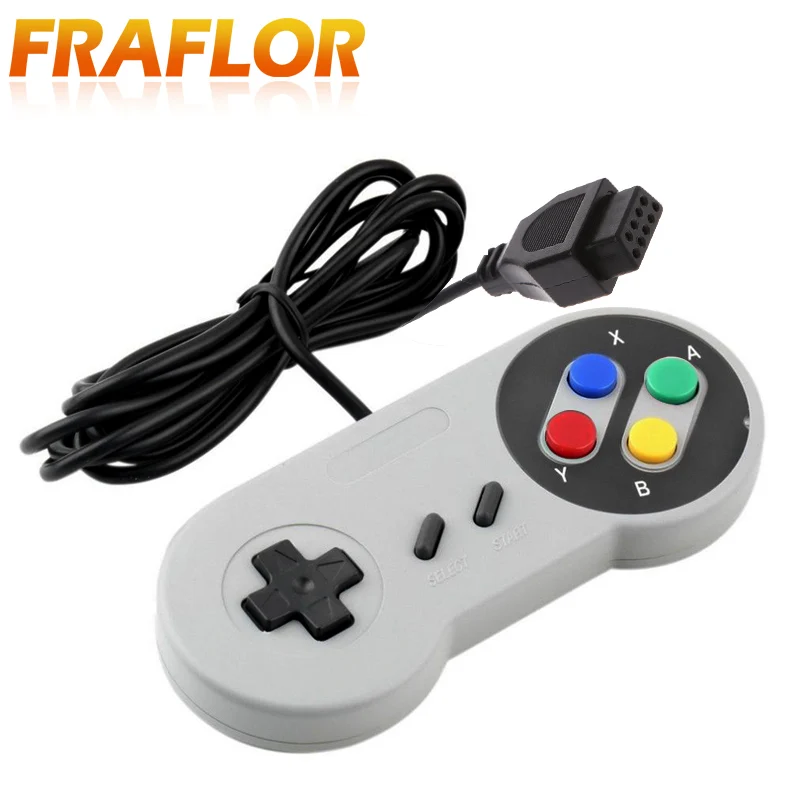 2 предмета геймпады джойстик игровой контроллер для SNES компьютерный игровой джойстик ручка контроллер джойстика Gamer 9 контактный разъем для ПК с ОС Windows