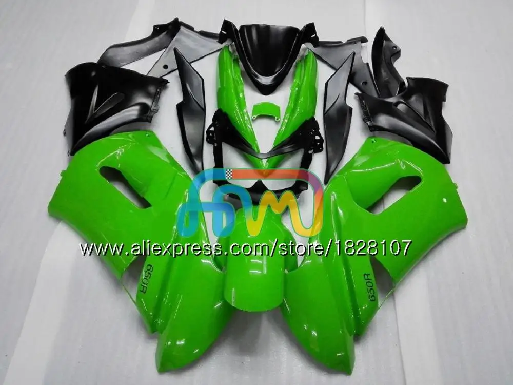 Корпус для KAWASAKI 650R ER6 F 650 R ER 6 F ER6F 06 650R-ER6F 6BS. 47 ER-6F ER 6F 06 все обувь на плоской подошве; цвет черный, 07 08 2006 2007 2008 обтекатель - Цвет: No. 8