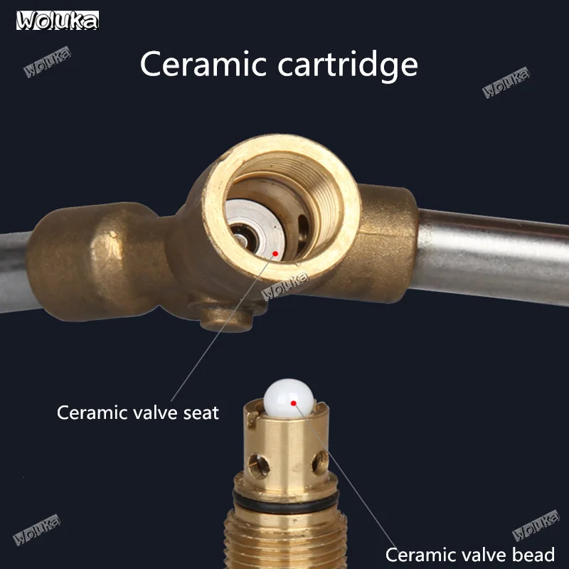 Керамический клапан, устойчивый к давлению, 350 кг, 360 градусов, вращающийся, анти-обмотка, супер стоп-пистолет, водяной пистолет CD50 Q06
