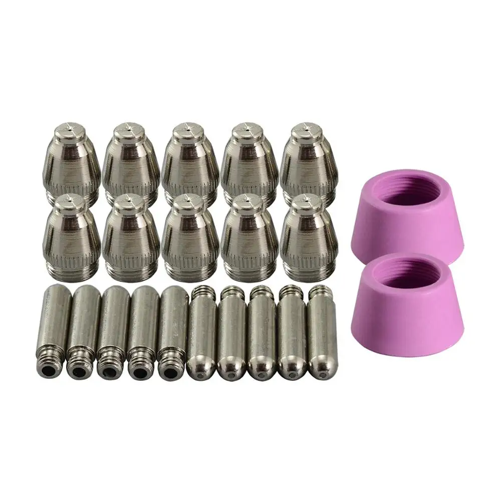 SG-55 AG-60 Air Plasma KIT Nozzles Electrodes TIPS 0.9mm 40Amp For Cutter Cutting Torch Consumables 22pcs | Инструменты