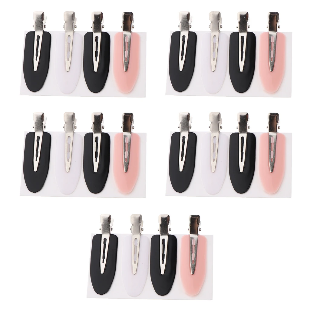 20 Pack No Bend Hair Clips Pin Curl Clips No Crease Hair Clips for Hairstyle Bangs Waves Accessories