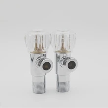 1 шт. угловой клапан из нержавеющей стали хромированные кухонные аксессуары для ванной комнаты для унитаза раковины водонагреватель Угловые Клапаны только для холодной воды