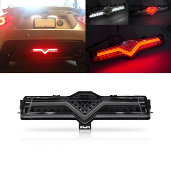 

Smoked Rear 3-In-1 Led Rear Fog, Reverse/Backup, Brake Light Kits For Subaru BRZ 2013- For Toyota GT86 2013- Scion FR-S 2013-