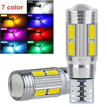 W5W T10 LED Canbus No error 12V 6000K 5630 10 SMD 5W5 LED Car Light Clearance Wedge Side Turn Singal Bulb Super Bright White