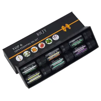 

6Pcs/set Pure Natural Aromatherapy Oils Kit 10ml Fragrance Massage Essential Oil for Air Humidifier Use