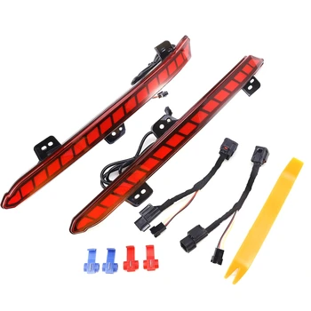 

Rear Bumper LED DRL Brake Sequential Turn Signal Light for Honda Inspire 2018-2019