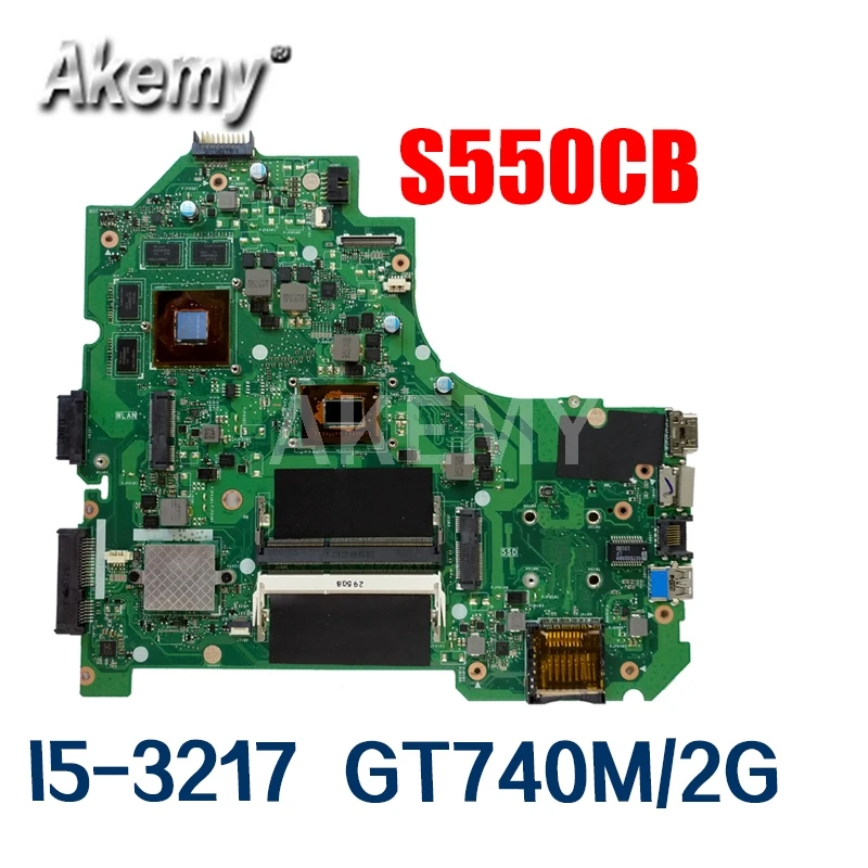 Akemy S550CB для Asus K56CB S550C K56C A56C Материнская плата ноутбука протестирована 100% работа с