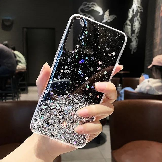 Für Huawei P50 Pro P30 P20 P40 Lite Fall Bling Glitter Abdeckung Huawei Honor 50 SE 10i 10 Lite 8X 20 Pro 9X Mate 20 Lite Ph_voghion.com