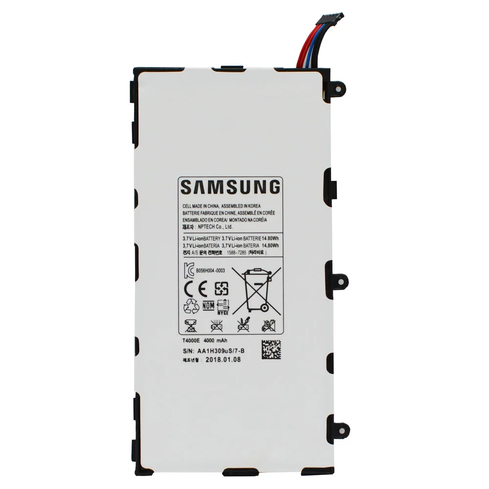 Samsung батарея планшет T4000E защитная плёнка для Galaxy Tab 3 7 0 SM T210 T211 GT P3210 P3200 SM-T210 SM-T211 T217