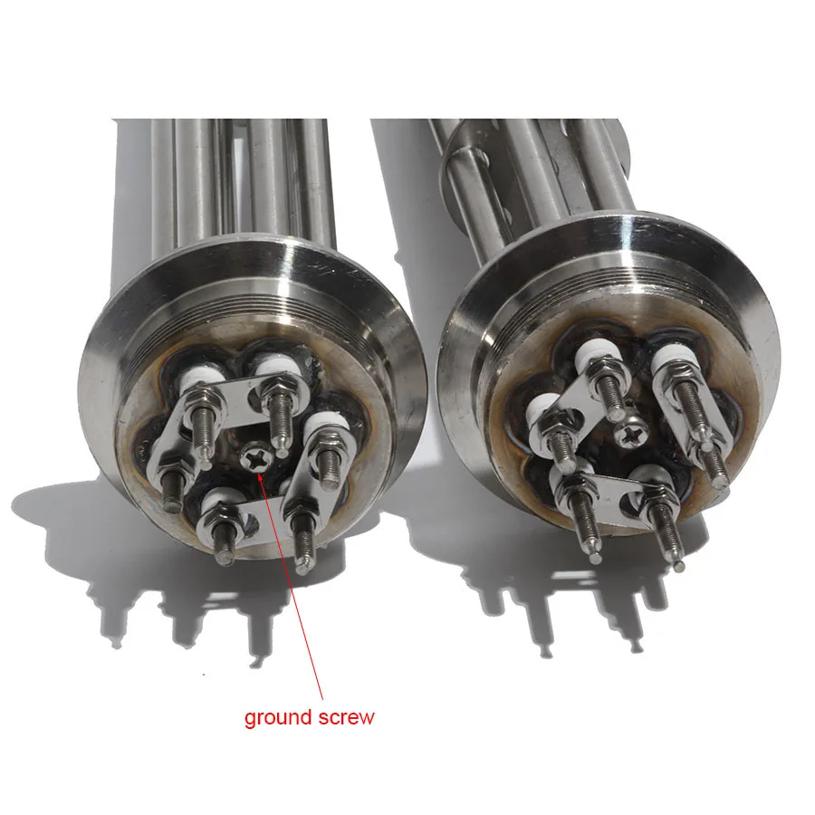 LJXH All 304SS 2"tri Electric Heater Heating Element 3KW/4.5KW/6KW/9KW/12KW 220V380V Homebrew clamp & Coupling water heating rod,electric water heater device,cartridge heaters,portable electric furnace