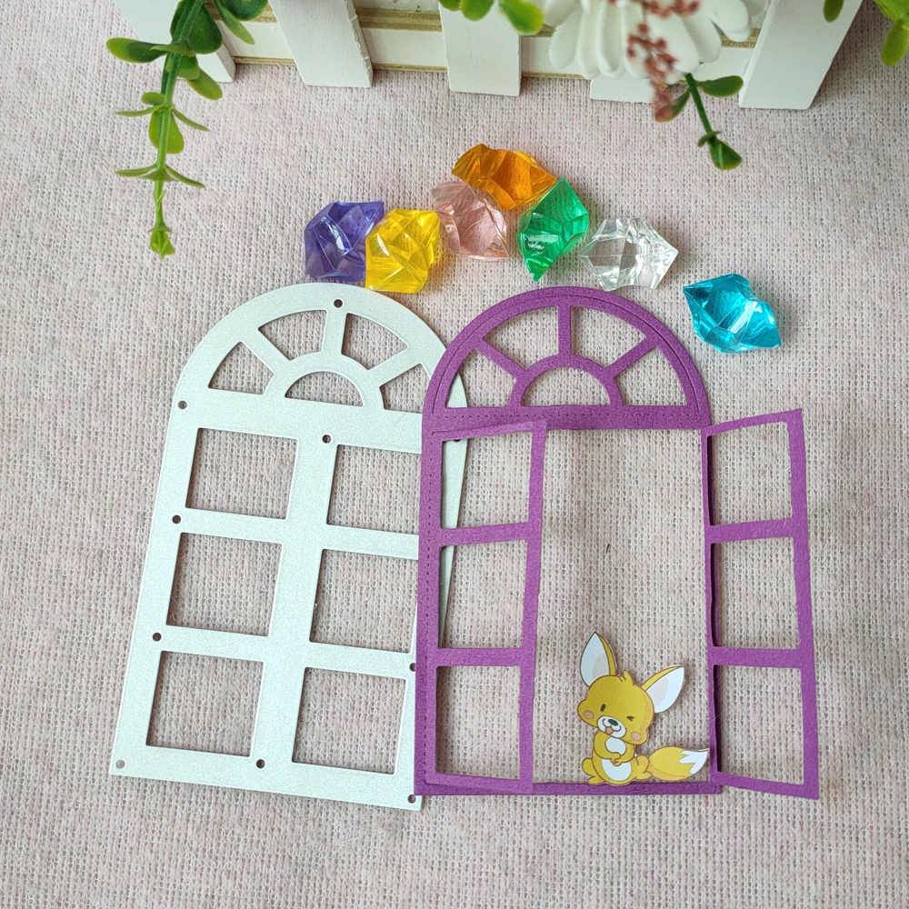 

New Stereoscopic window metal cutting mould pattern scrapbook die embossing DIY handicraft paper card photo album metal