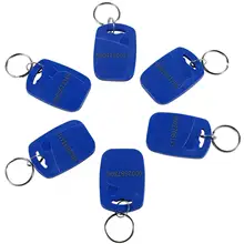 125 кГц Индукционная ID карта доступа брелок ключ-брелок водонепроницаемый 100Pc синий желтый