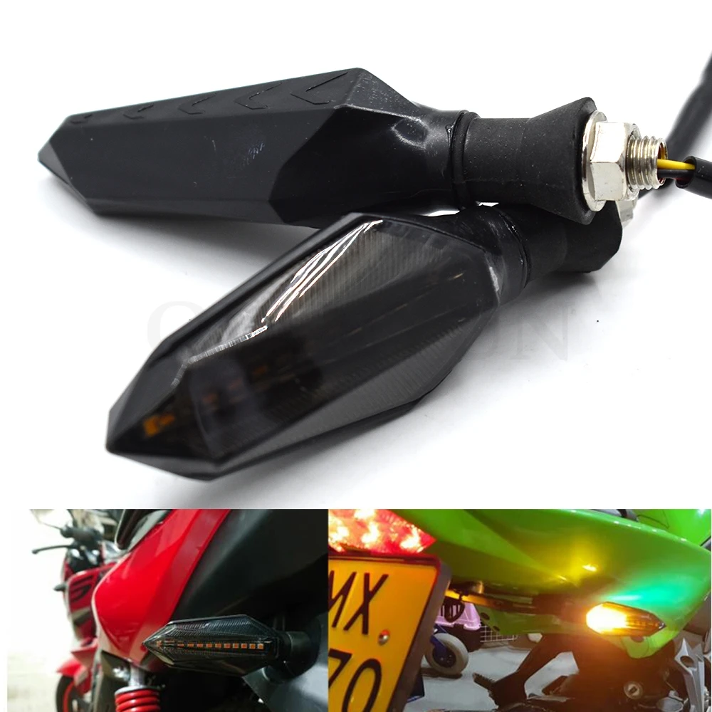 

Motorcycle Signal lights 12V LED Turn Signal Flasher Warning lamp For Ducati 748 916 SPS 900 SS Monster 400 600 620 750 IE ST2