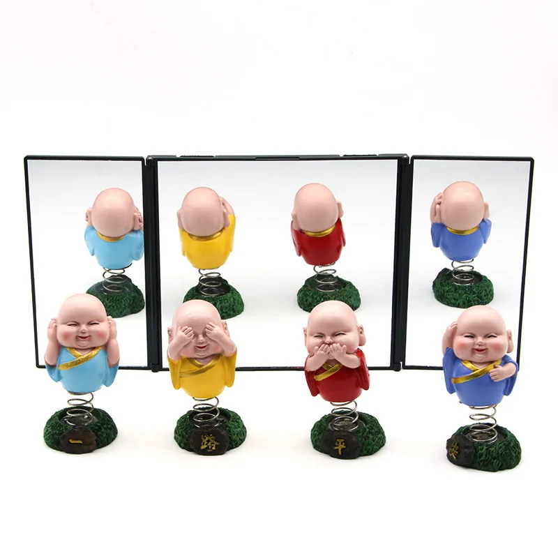 자동차 메이크업 미러, 3 섹션 접이식 화장품 미러, 자동 차양, 자동차 바이저 미러, 조정 가능한 자동 화장품 미러