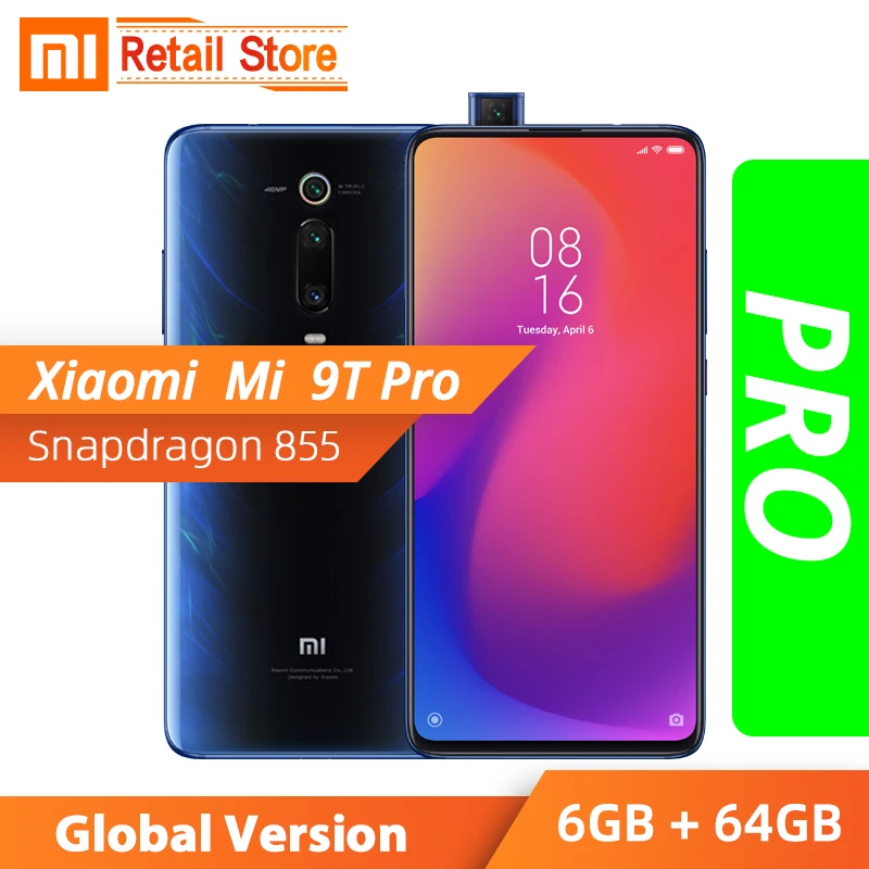 Глобальная версия Xiaomi mi 9T Pro Red K20 pro 6G 64GB Snapdragon 855 смартфон 48MP AI Тройная задняя