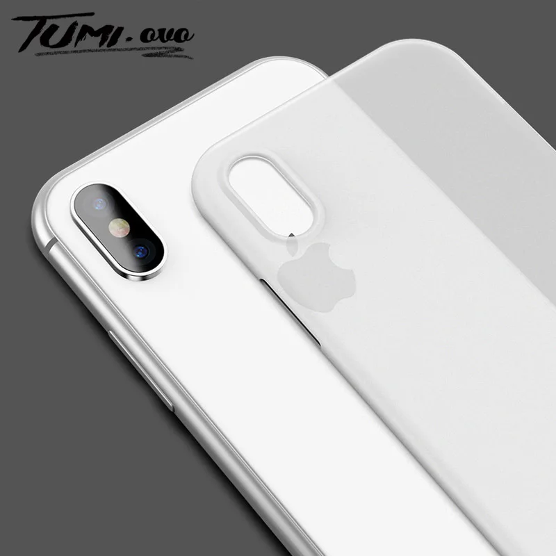 

Ultra-Thin Case For iPhone 7 8 Plus Matte Case For iPhone 6 6s X Xr Xs Max Back Phone Transparent Soft Cover Coque Cases