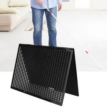 

Portable 27 Lines 30 Cells Braille Writing Slate and Stylus Braille Learning Tool Accessory for Braille Writing Health Care a