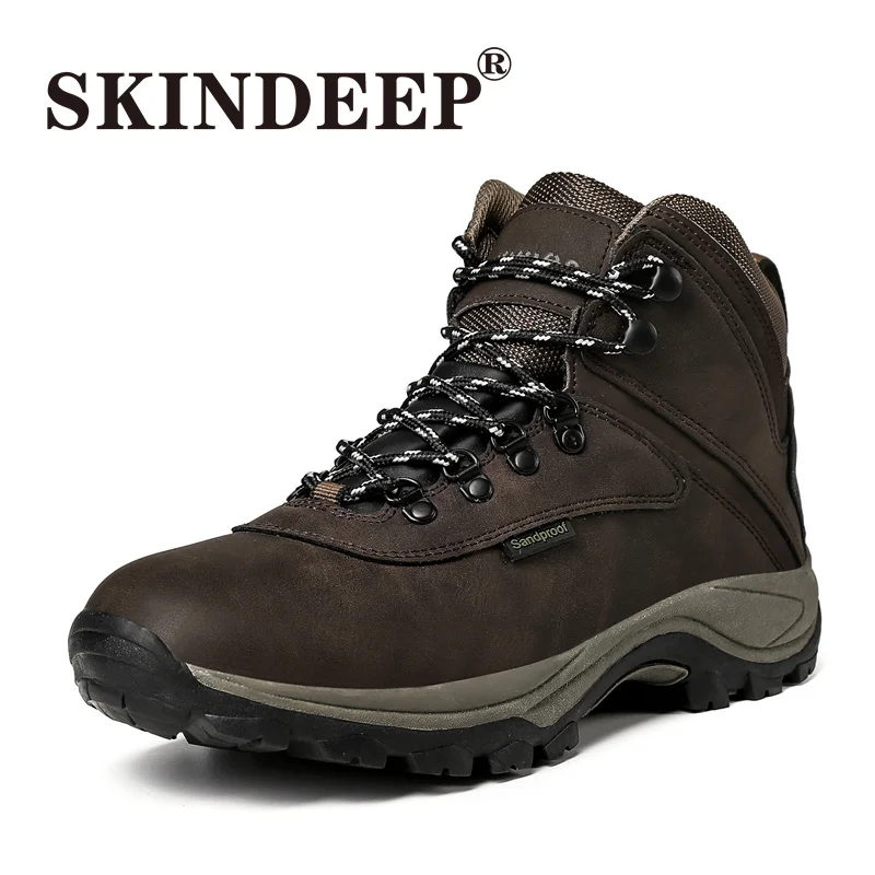 

SKINDEEP BRAND Men's Fashion Boots Comfortable Waterproof Ankle Boots Work Boots Snow Boots