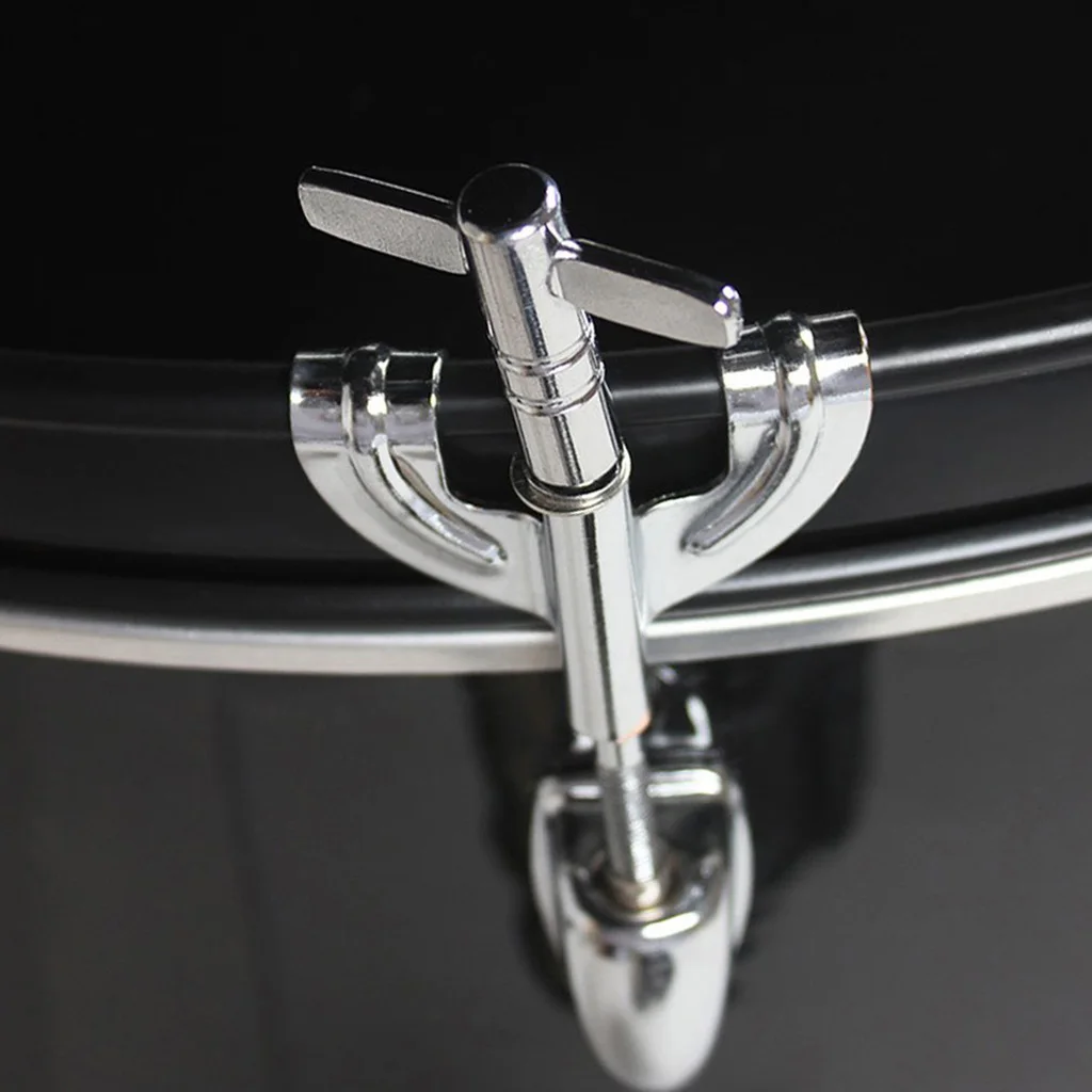4 Pieces Drum Tuning Keys Drum Set Repair Tool Crank Square Spinners Wrenches Silver