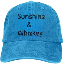 Бейсболка с регулируемым козырьком от солнца и виски, хлопковая Джинсовая Шляпа для папы, унисекс