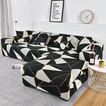 

2Pcs/Set Combination Sofa Covers L-Shaped Couch Cover Sofa Covers for Living Room Sectional Longue Corner Sofa Slipcover