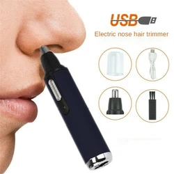 Ear Nose Hair Trimmer Clipper Electric Shaving Safety Face Care Nose Beard Cleaning Machine for Men Women Hair Removal Painless