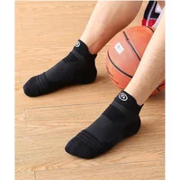 1Pair Running Stockings Men Short Socks thick Sweat Sweat-Absorbent Outdoor Sports Walking Stockings Basketball Stockings 5