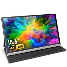 T-bao T15-4K 15.6 ''Tragbare Monitor mit 4K Auflösung IPS Panel Unterstützung Bildschirm Expansion für Schalter/PS4/PC/Laptop EU/Us-stecker