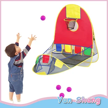 

Portable Ball Scoring Tent Baby Children Kids Baby Tent Basketball Pit Playhouse Game Tente Enfant Inflatable Tents With Balls