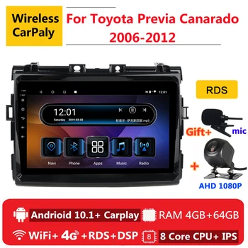 

2 din 8 core android 10 car radio auto stereo for Toyota PREVIA/Estima/Tarago/Canarado navigation GPS DVD Multimedia Player