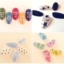 Топ форма бренд Маникюр водяная маркировка клейкая бумага цветочные наклейки Наклейка на ногти водная сдвиг Цветочные наклейки DLS258-265