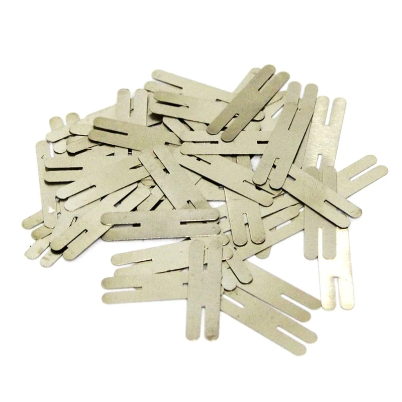 hot stapler plastic repair 100pcs/lot 0.2x30x8mm H type Nickel Plated Steel Strap Strip Sheets for Battery Pack Spot Welding Spot Welder Equipment plastic welder stapler