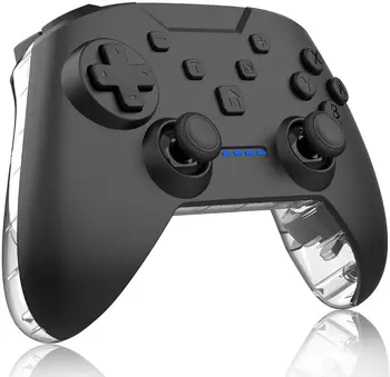 

Pro Switch Controller For Nintendo Switch, Wireless Switch Controller With Motion Vibration Turbo Speed Function And Dual Analog