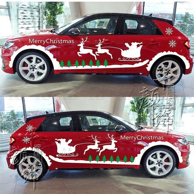 Christmas Car Stickers Car Body Exterior Decoration Personalized Custom  Decals Christmas Gifts Creative Car Stickers - Car Stickers - AliExpress