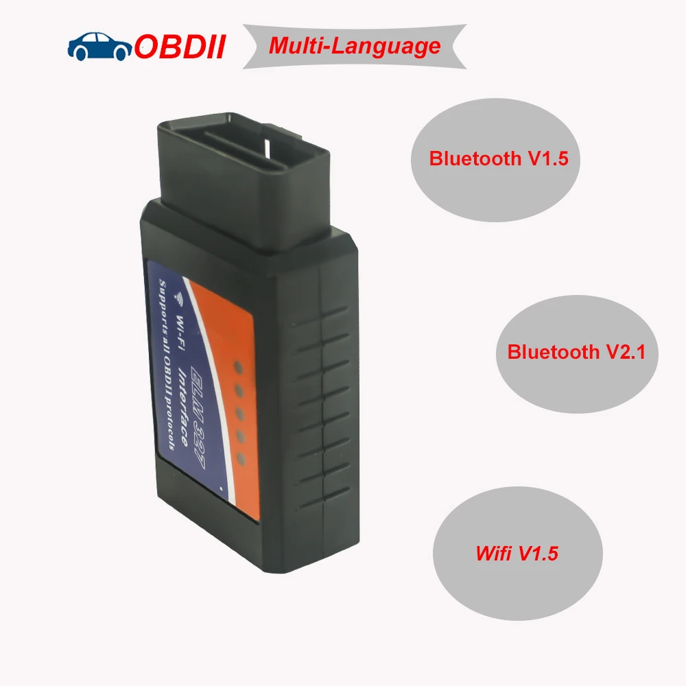 Автомобильный диагностический сканер Power Mini OBD2 OBDII WIFI V1.5 ELM327 для Volvo XC90 2015 2019/ XC40/C30